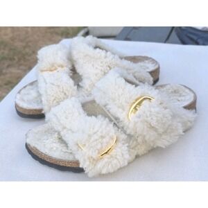 BIRKENSTOCK Arizona Big Buckle Teddy River Sandals Unisex Size M6/W8